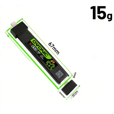 Аккумулятор LiPo 1S OVONIC 550mAh 100C HV BT2.0