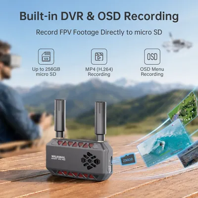 Запись на microSD с OSD — Walksnail Ascent VRX Pro